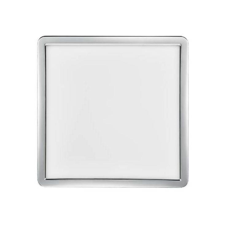 LED-plafondi Nordlux Oja Square, 294x294mm, IP54, 3000/4000K, kromi