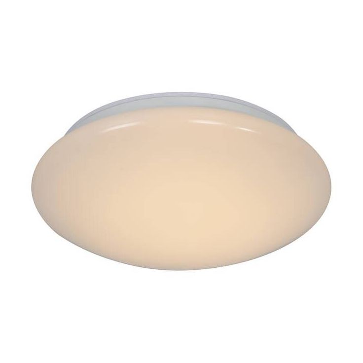 LED-plafondi Nordlux Montone, Ø250mm, IP44, 2700K, valkoinen