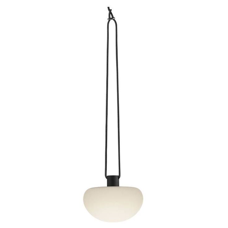 LED-riippuvalaisin Nordlux Sponge, Ø200mm, IP65, valkoinen
