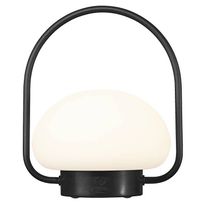 LED-terassivalaisin Nordlux Sponge, Ø200mm, IP65, musta
