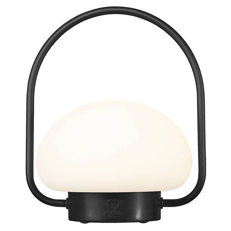 LED-terassivalaisin Nordlux Sponge, Ø200mm, IP65, musta