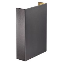 LED-ulkoseinävalaisin Nordlux Fold 15, IP54, musta