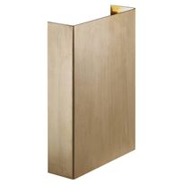 LED-ulkoseinävalaisin Nordlux Fold 15, IP54, messinki