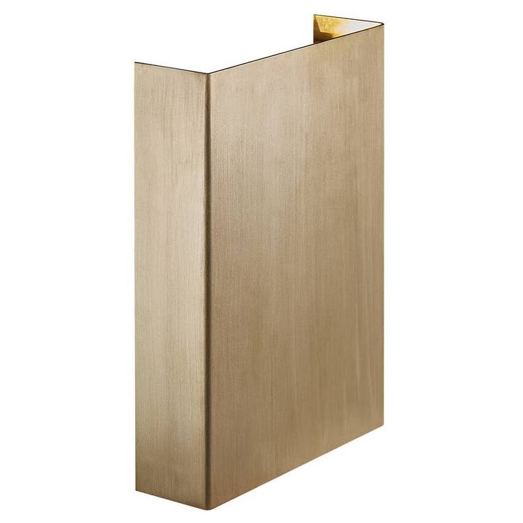 LED-ulkoseinävalaisin Nordlux Fold 15, IP54, messinki