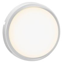 LED-ulkovalaisin Nordlux Cuba Energy Round, Ø175mm, IP54, valkoinen