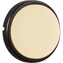 LED-ulkovalaisin Nordlux Cuba Energy Round, Ø175mm, 3000K, IP54, musta