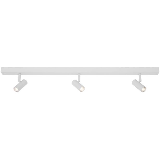 LED-spottivalaisin Nordlux Omari, 3-osainen, 780mm, 2700K, valkoinen