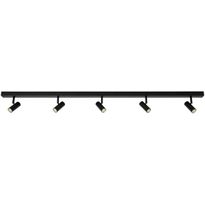 LED-spottivalaisin Nordlux Omari, 5-osainen, 1180mm, 2700K, musta