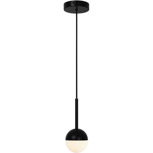 Riippuvalaisin Nordlux Contina, Ø10cm, musta/opaali