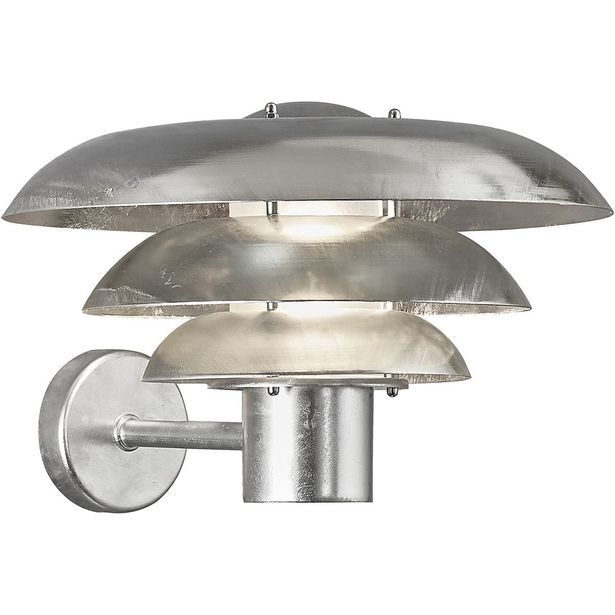 Ulkoseinävalaisin Nordlux Kurnos 35, 237x350x386mm, IP54, galvanoitu teräs