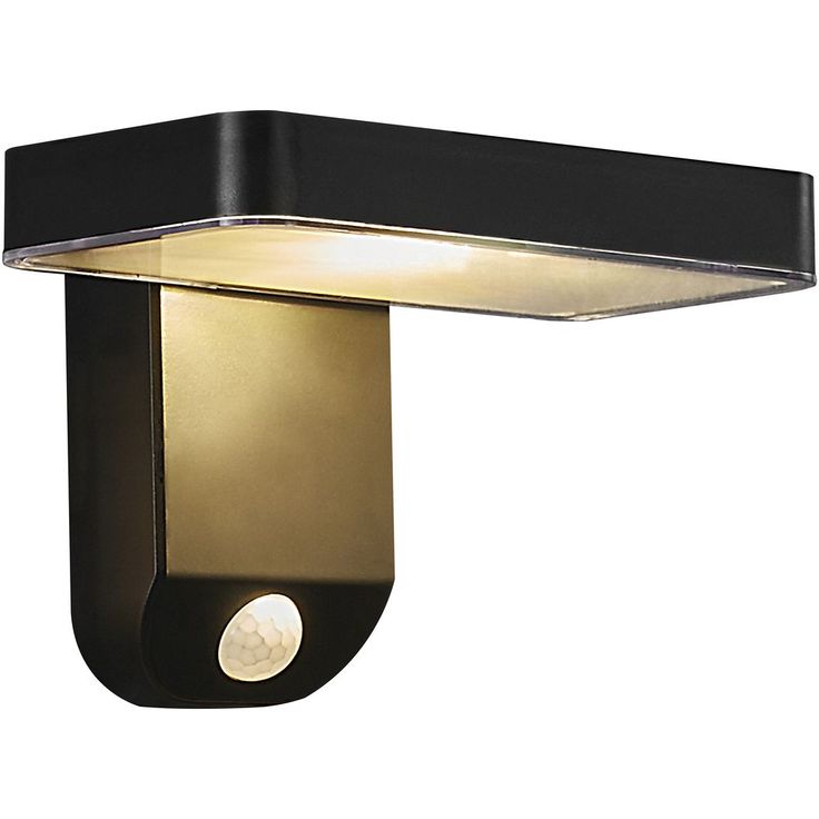 Aurinkokennoseinävalaisin Nordlux Rica Square, liike- ja hämärätunnistimella, IP44, musta