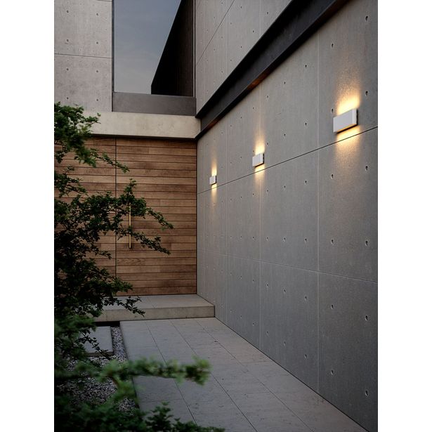 LED-ulkoseinävalaisin Nordlux Kinver 26, 90x260x33mm, IP54, valkoinen, lisäkuva 4