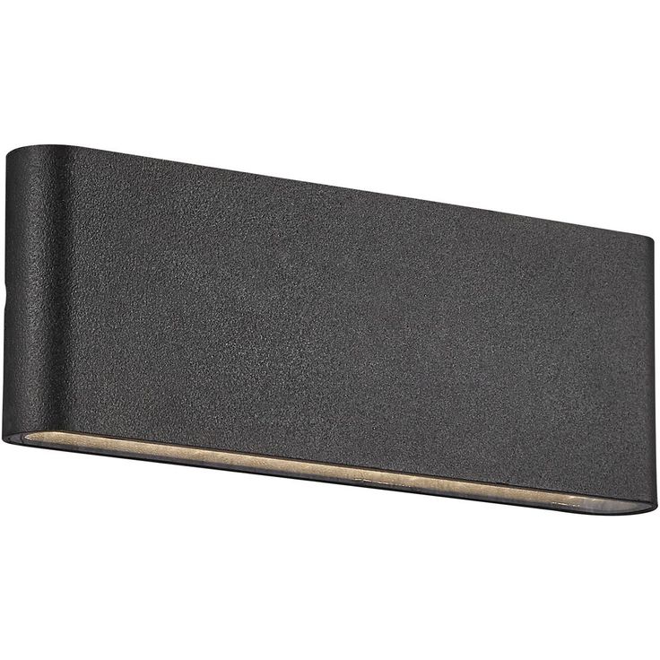 LED-ulkoseinävalaisin Nordlux Kinver 26, 90x260x33mm, IP54, musta