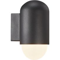 Ulkoseinävalaisin Nordlux Heka, 216x106x138mm, IP44, musta