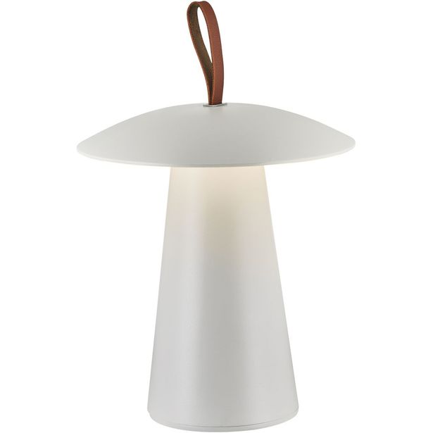 LED-valaisin Nordlux Ara To Go, USB-ladattava, himmennettävä, IP54, valkoinen