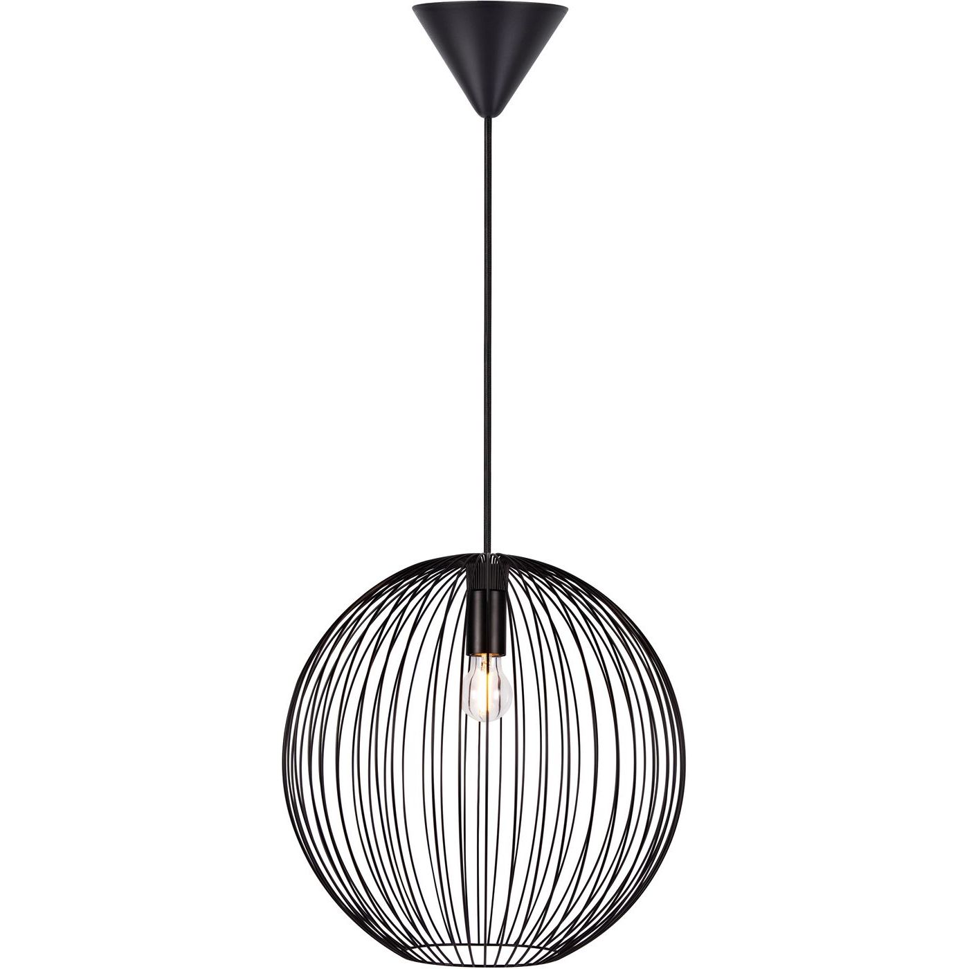 Riippuvalaisin Nordlux Beroni, Ø35cm, musta