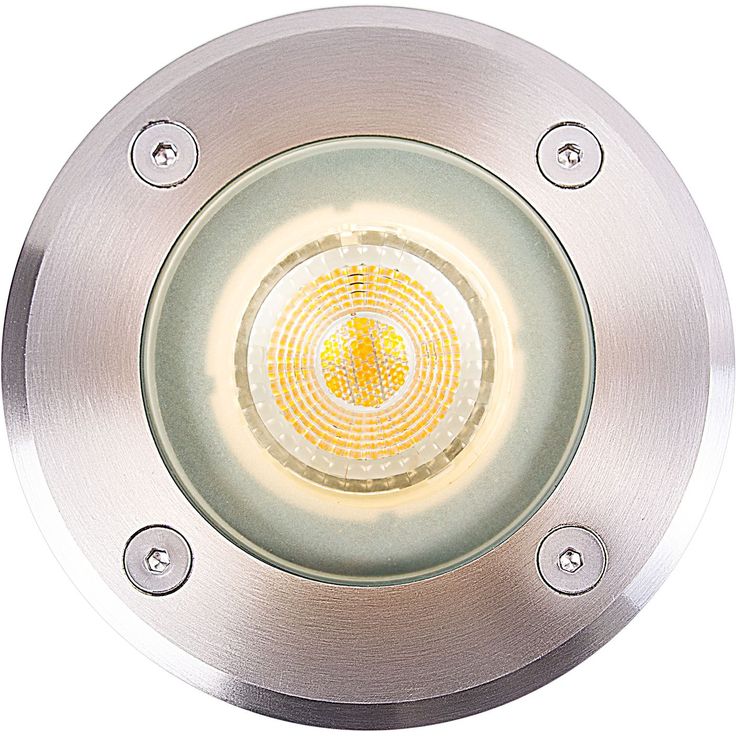 Maavalo Nordlux Andor Round, Ø11cm, ruostumaton teräs
