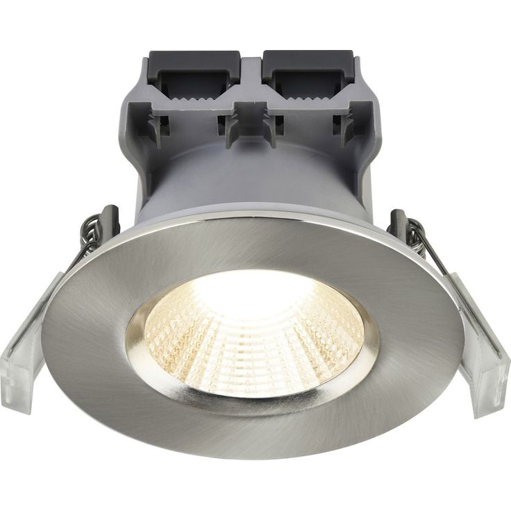 LED-alasvalosarja Nordlux Fremont, 3 kpl/pkt, 2700K, IP65, harjattu teräs