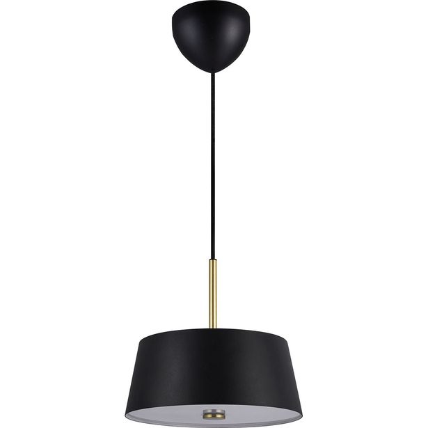 Riippuvalaisin Nordlux Clasi, Ø29cm, musta/messinki