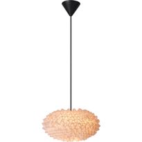 Kattovarjostin Nordlux Villo Chiffon, Ø30cm, valkoinen