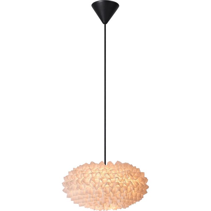 Kattovarjostin Nordlux Villo Chiffon, Ø30cm, valkoinen