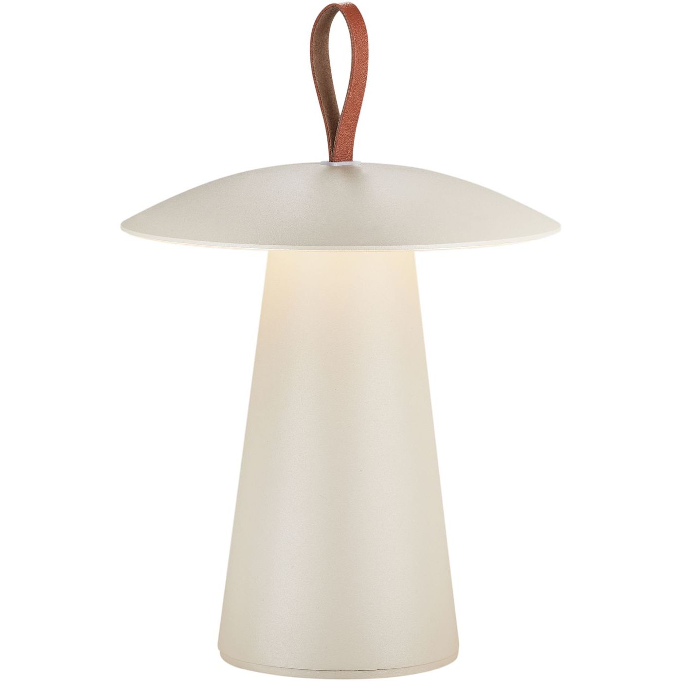 Ladattava pöytävalaisin Nordlux Ara To-Go 2, hiekka