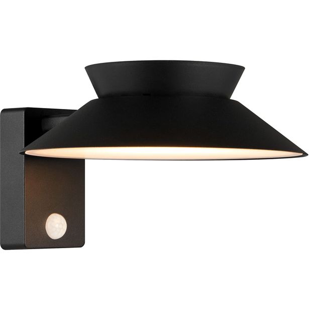 Aurinkokennoseinävalaisin Nordlux Justina, musta
