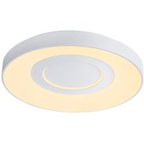 LED-plafondi Nordlux Halyna, Ø39.5cm, valkoinen