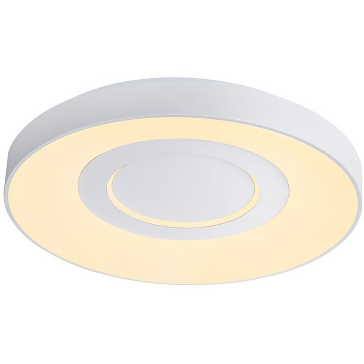 LED-plafondi Nordlux Halyna, Ø39.5cm, valkoinen