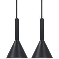 Riippuvalaisin Nordlux Kelvis, Ø12.5cm, musta, 2kpl/pkt