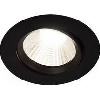 LED-alasvalo Nordlux Fremont, 4000K, musta