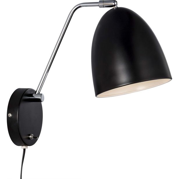 Seinävalaisin Nordlux Alexander, 280x350x160mm, musta
