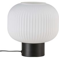 Pöytävalaisin Nordlux Milford, ø200x200mm, musta/valkoinen