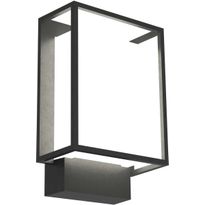 Seinävalaisin Nordlux Nestor, 221x147x87mm, 2700K, musta