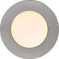 LED-alasvalosarja Nordlux Leonis, Ø85x36mm, 2700K, nikkeli, 3kpl