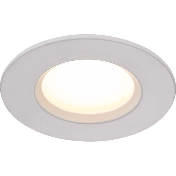 LED-alasvalosarja Nordlux Dorado, ø85x36mm, 2700K, valkoinen, 3kpl