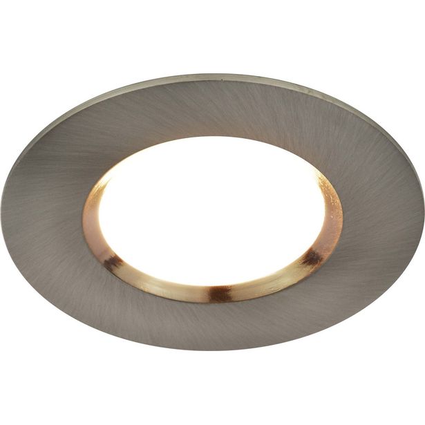 LED-alasvalosarja Nordlux Dorado, ø85x36mm, 2700K, nikkeli, 3kpl