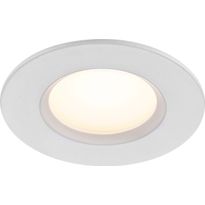 LED-alasvalo Nordlux Tiaki, ø85x45mm, 2700K/4000K, valkoinen