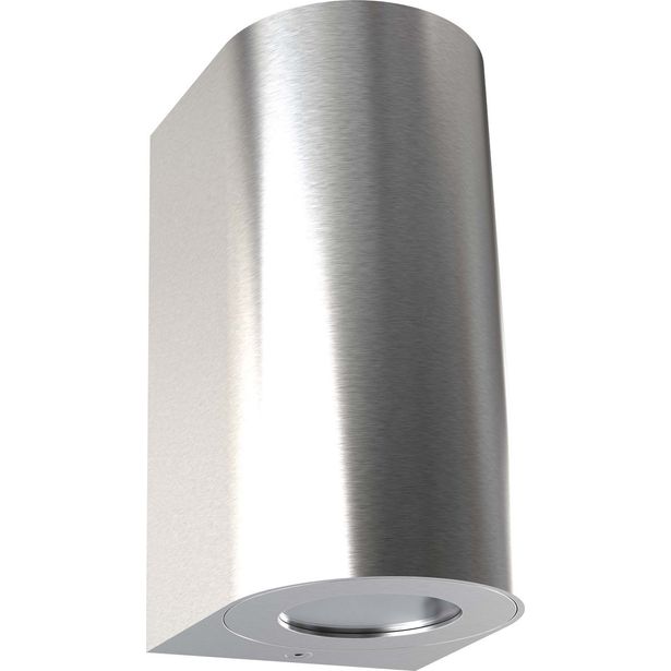Seinävalaisin Nordlux Canto Maxi 2, 170x87x100mm, ylös/alas, ruostumaton teräs