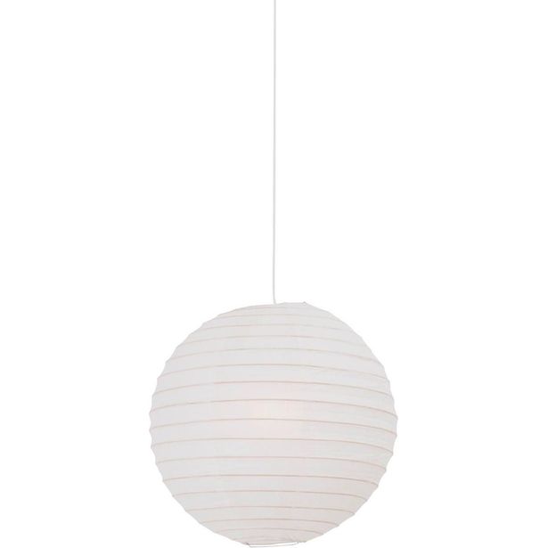 Varjostin Nordlux Rispapir, ø35cm, valkoinen/beige