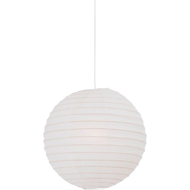 Varjostin Nordlux Rispapir, ø40cm, valkoinen/beige