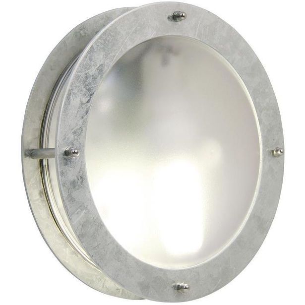 Ulkoseinävalaisin Nordlux Malte, 21861031, ø24cm, galvanoitu