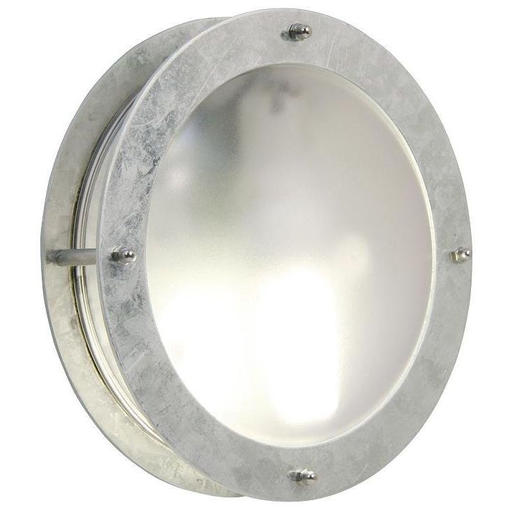 Ulkoseinävalaisin Nordlux Malte, 21861031, ø24cm, galvanoitu