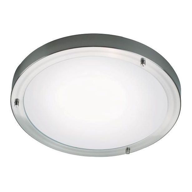Plafondi Nordlux Ancona Maxi E27, ø31,5cm, harjattu teräs