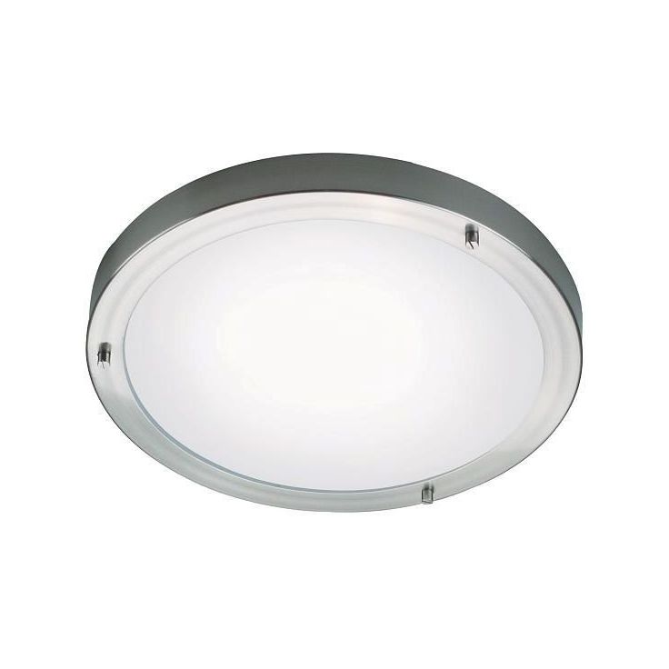 Plafondi Nordlux Ancona Maxi E27, ø31,5cm, harjattu teräs