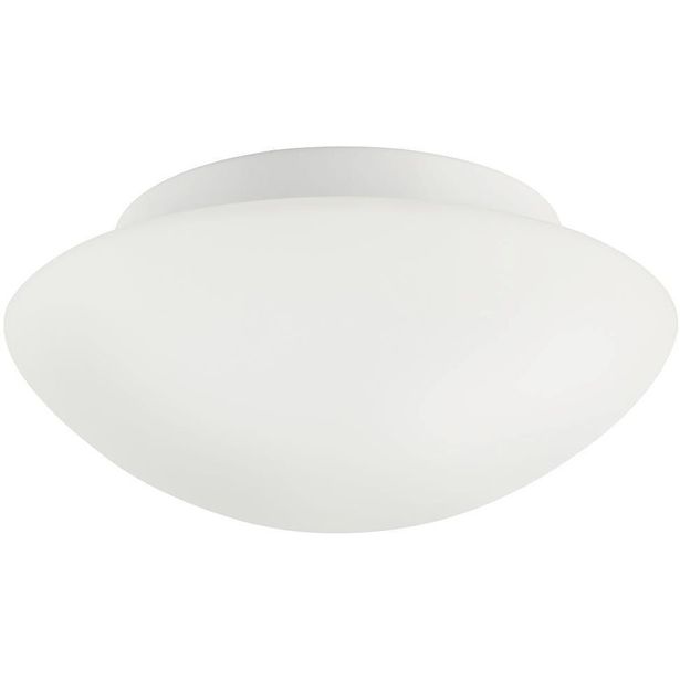 Plafondi Nordlux Ufo Maxi, ø29,5cm, IP44, valkoinen