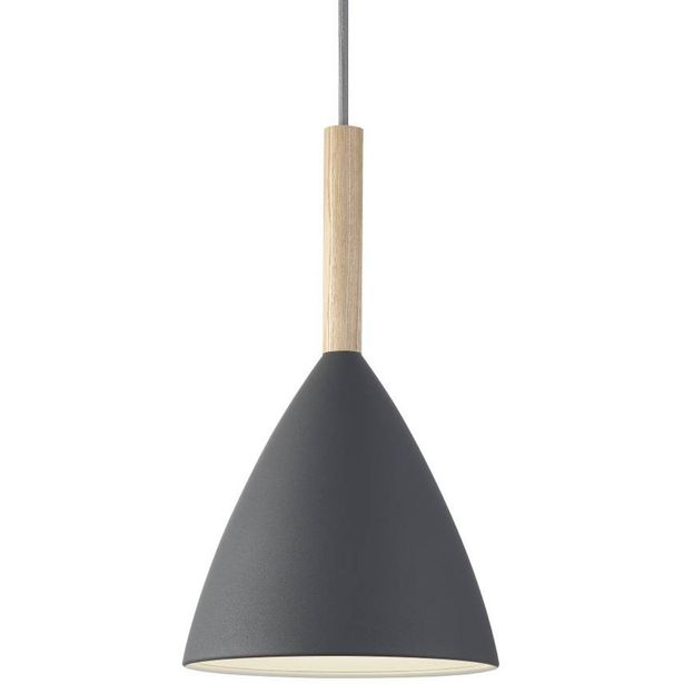 Riippuvalaisin Nordlux Pure 20, Ø20cm, harmaa