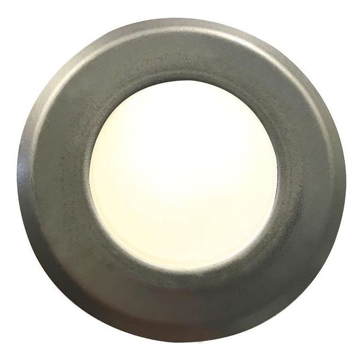 LED-alasvalo Nordlux Une 1-Kit IP67, ruostumaton teräs