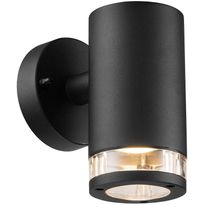 Ulkoseinävalaisin Nordlux Birk, 17,2cm, musta