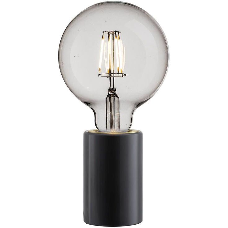 Pöytävalaisin Nordlux Siv, 10,3cm, musta
